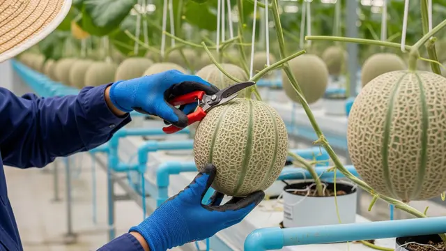 cara budidaya melon hidroponik hasil melimpah super lebat