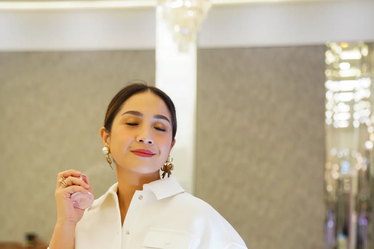 Nagita Slavina Andalkan Parfum Rp900ribuan untuk Tampil Menawan di Hari Lebaran