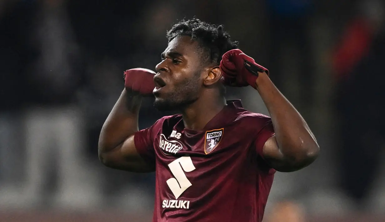 Torino tetap dapat mempertahankan kemenangannya pada babak kedua. Gol kedua tercipta pada menit ke- 56 melalui Antonio Sanabria. (Fabio Ferrari/LaPresse via AP)