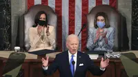 Pidato Joe Biden di Kongres: AS Siap Hadapi China dan Rusia