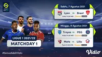 Link Live Liga Perancis Matchday 1 Pekan Ini Eksklusif di Vidio, Lyon dan PSG Membuka Pertandingan. (Sumber : dok. vidio.com)