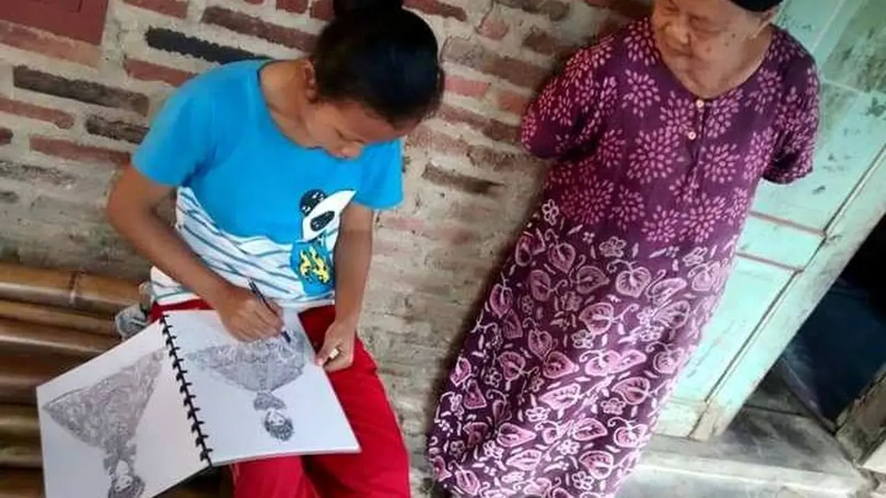 Dianggap Bodoh, Lukisan Wanita Pekalongan Pukau Warga