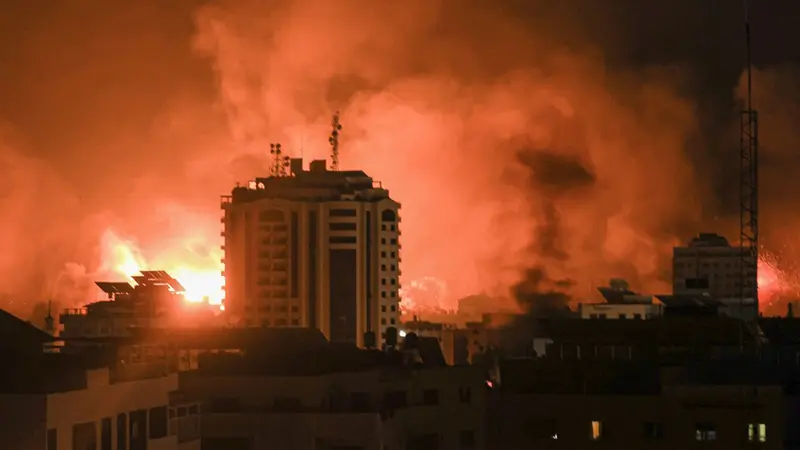 Israel Bombardir Gaza Palestina