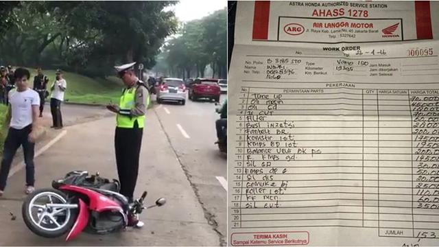 Catatan Polisi Buatan Warganet untuk Pria yang Ngamuk Saat Ditilang