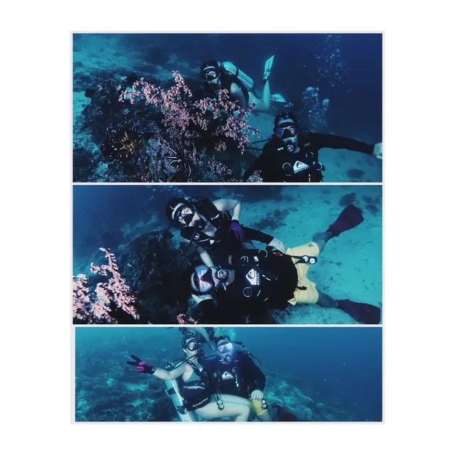 Nia Ramadhani menyelam di Labuan Bajo (Instagram/ramadhaniabakrie)