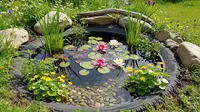 5 Cara Membuat Kolam Mini dari Ban Bekas, Solusi Kreatif dan Unik Percantik Halaman