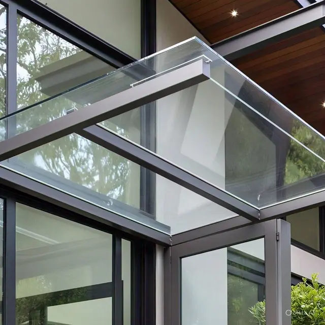 5 Model Kanopi Baja Ringan Depan Rumah dengan Atap Transparan yang Modern