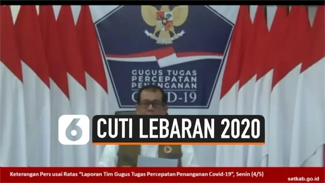 VIDEO: Pemerintah Kaji 2 Opsi Pengganti Cuti Lebaran 2020