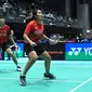 Ganda campuran Indonesia Adnan Maulana/Nita Violina Marwah lolos ke perempat final Australia Open 2022 setelah menyingkirkan pasangan Jepang Yujiro Nishikawa/Saori Ozaki&nbsp;di Quay Centre, Sydney Olympic Park, Sydney, Kamis (17/11) sore WIB. (foto: PBSI)