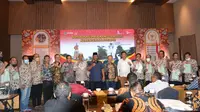 Sosialisasi Program Strategis yang diadakan oleh Kementerian ATR/BPN bersama Komisi II DPR RI yang berlangsung di Aston Hotel Sidoarjo pada Sabtu (02/07/2022).