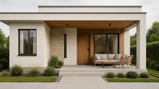 Desain Rumah 1 Lantai Minimalis Modern Elegan