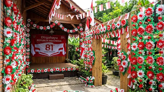 Ide Dekorasi 17 Agustus dari Barang Bekas