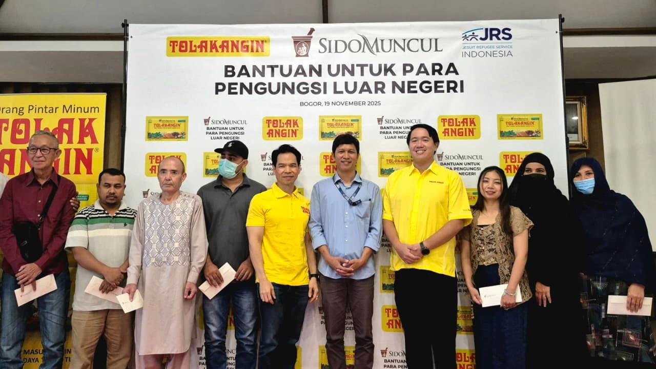 Bantu Pengungsi Luar Negeri di Bogor, Sido Muncul Salurkan Donasi Rp500 Juta lewat JRS Indonesia