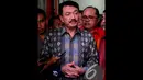 Komjen Budi mempertanyakan status tersangka dirinya yang diumumkan KPK saat sedang menjalani proses uji kelayakan sebagai calon tunggal Kapolri di DPR, Jakarta, Selasa (13/1/2015). (Liputan6.com/Johan Tallo)