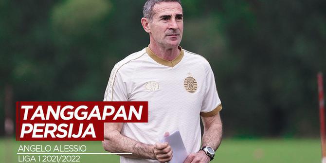 VIDEO: Tanggapan Pelatih Persija Jakarta, Angelo Alessio Soal Ditundanya Liga 1