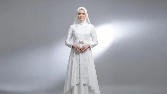 Keunikan Tekstur dari Sentuhan Tulle Polos dan Brokat di Manset