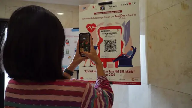Bank DKI mendukung sistem pembayaran Donasi masyarakat kepada PMI DKI Jakarta secara nontunai.