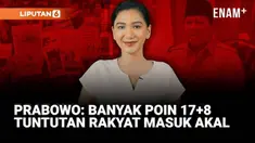 Presiden Prabowo Subianto angkat bicara soal 17+8 Tuntutan Rakyat yang menjadi sorotan dalam gelombang demonstrasi Agustus–September 2025. Menurutnya, sebagian tuntutan masuk akal, sementara sisanya masih perlu diperdebatkan.