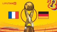 Banner Infografis Final Piala Dunia U-17 2023 Prancis vs Jerman&nbsp;(Liputan6.com/Abdillah)