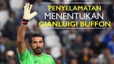 Video penyelamatan menentukan yang dilakukan Gianluigi Buffon di laga Juventus kontra Udinese di Serie A, Sabtu (15/10/2016).