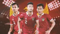 Timnas Indonesia - Bagas Kaffa, Kanu Helmiawan, dan Komang Teguh Trisnanda (Bola.com/Decika Fatmawaty)