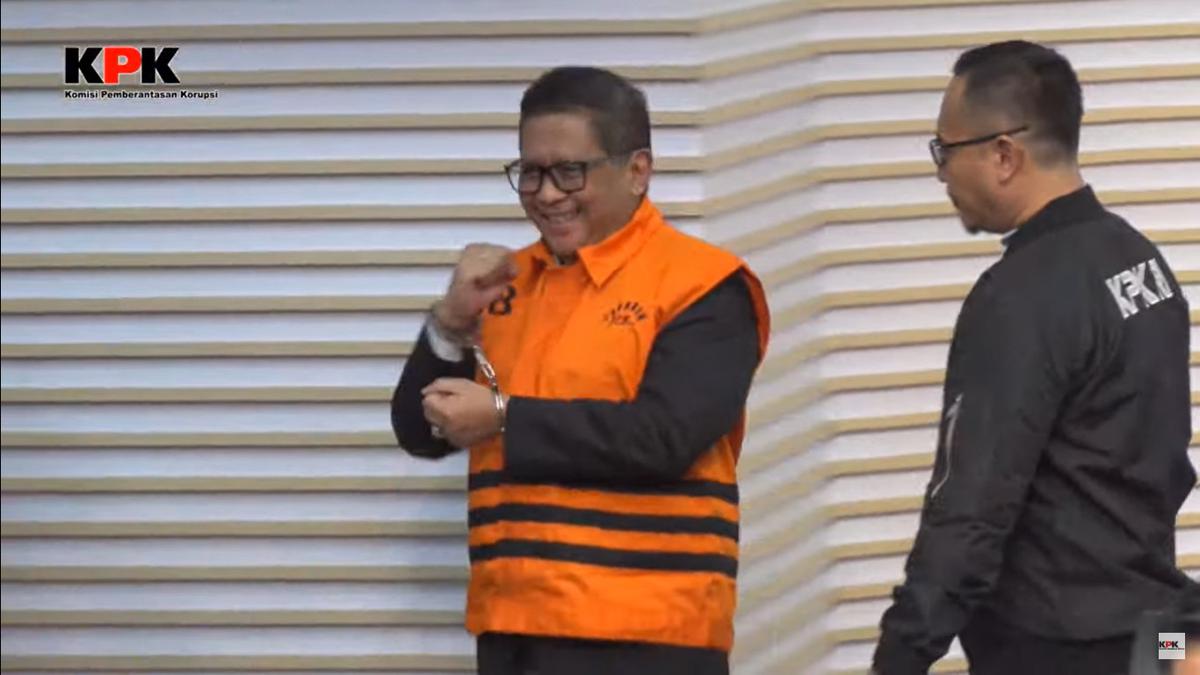 Hasto Kristiyanto ditahan KPK
