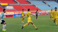 Sriwijaya FC U-21 sempat dikejutkan gol cepat tim lawan di detik ke-10.