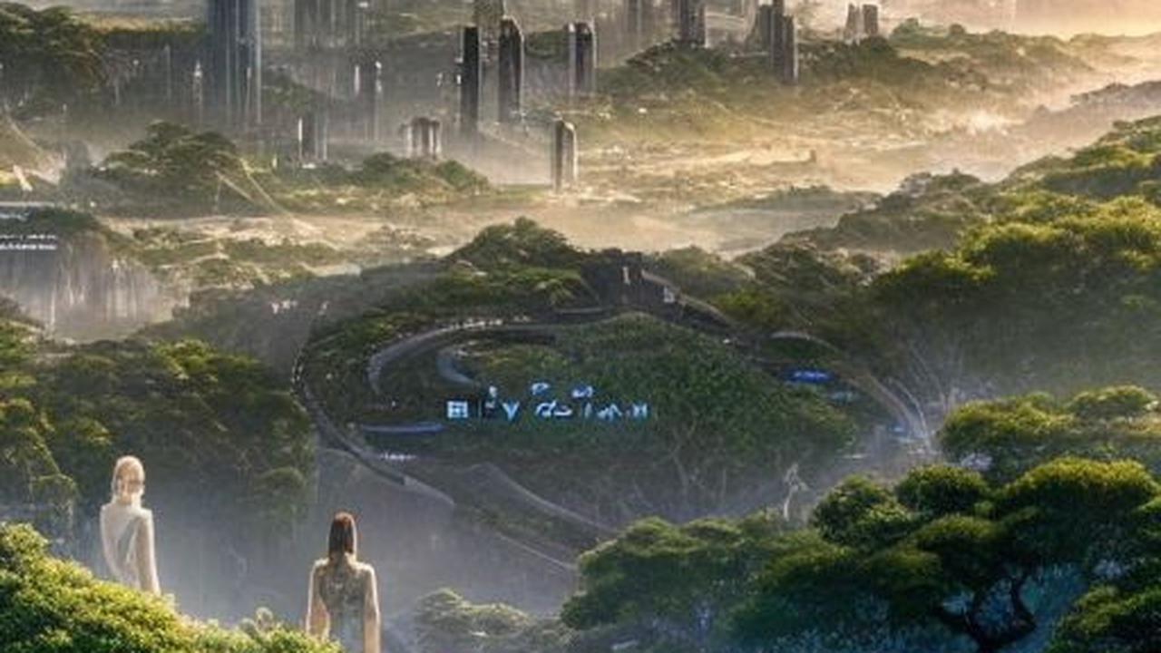 Ilustrasi Kota Saranjana, Kota Gaib di Kalimantan (Sumber: iLEDGE)