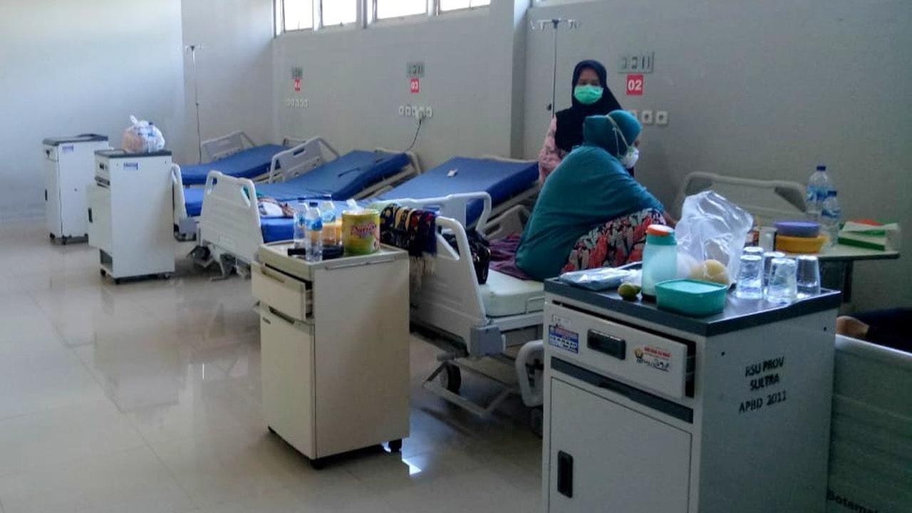 Ruang isolasi yang disiapkan pihak RSUD Bahteramas Sulawesi Tenggara untuk pasien virus Corona, Rabu (29/1/2020).(Liputan6.com/Ahmad Akbar Fua)