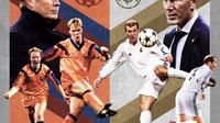 Duel pelatih Real Madrid dan Barcelona. (dok. La Liga)