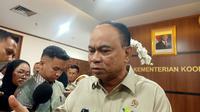 Menteri Koperasi, Budi Arie Setiadi saat ditemui di Kantor Kementerian Koordinator Bidang Pangan, Jakarta, Selasa (29/07/2025).