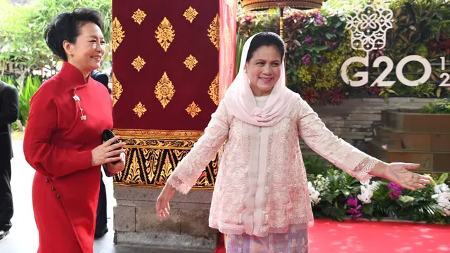 Iriana Jokowi pada KTT G20 di Bali