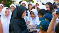 Bupati Banyuwangi, Ipuk Fiestiandani saat Deklarasi SPMB 2025, Kamis (15/5/2025). (Foto: Istimewa)