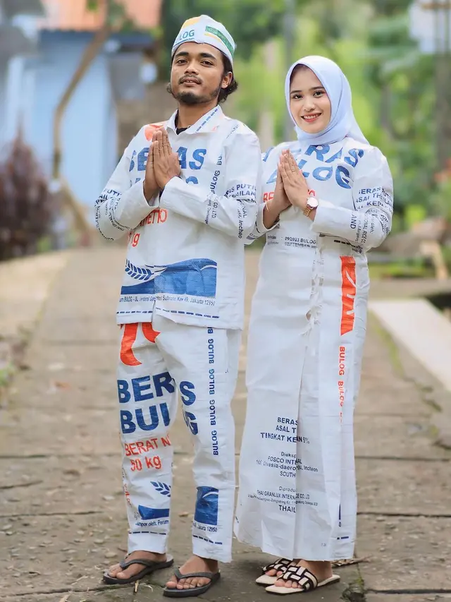 Outfit Ramadhan dari Karung Bulog