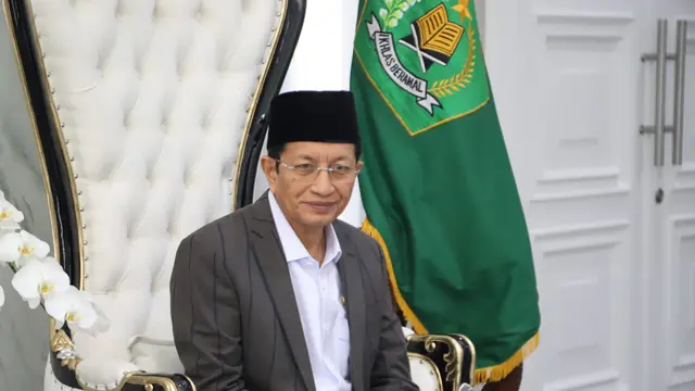 Menteri Agama Nasaruddin Umar, menyampaikan selamat atas terpilihnya Paus Leo XIV.
