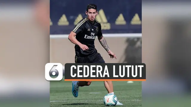 Penyerang Real Madrid James Rodriguez mengalami kerusakan ligamen di lutut kirinya saat sesi latihan pekan lalu. James dikabarkan akan absen lama hingga tahun 2020 karena cedera yang dialaminya.