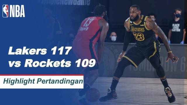 Berita Video Highlights NBA, LA Lakers Kalahkan Houston Rockets 117-109