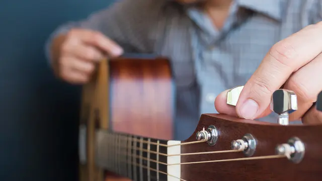 Tuning Guitar