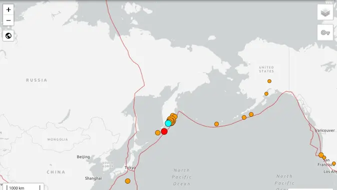 Tsunami Ancam Pantai Timur Jepang, Dipicu Gempa Besar di Rusia