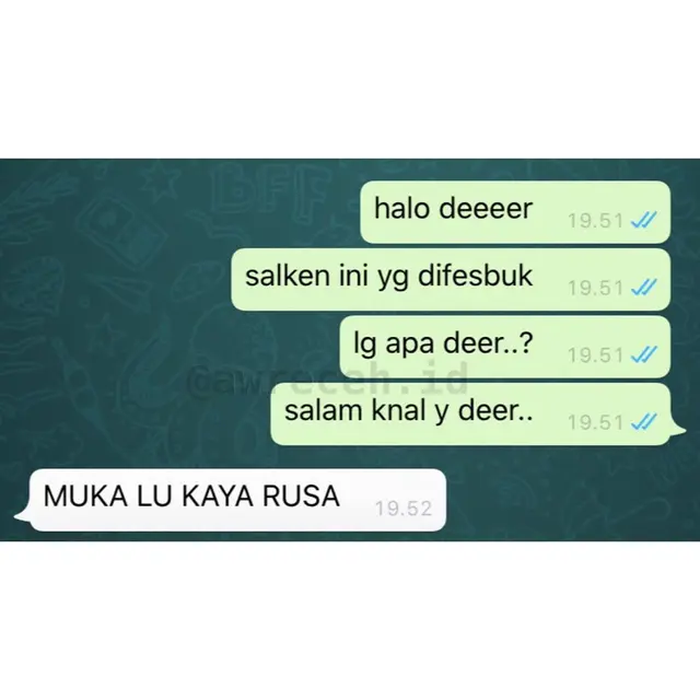 6 Chat Balasan Tentang Cinta Ini Jutek Banget, Bikin Sakit Hati