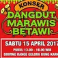 Acara gebyar dangdut dan marawis digelar di Gelora Bung Karno. (Liputan6.com)