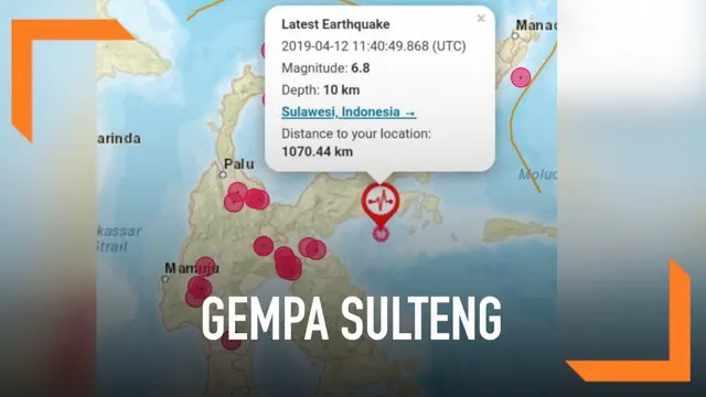 Gempa dengan magnitudo 6,9 mengguncang wilayah Sulawesi Tenggara. Badan Meteorologi, Klimatologi, dan Geofisika (BMKG) langsung mengeluarkan peringatan dini terjadinya tsunami.