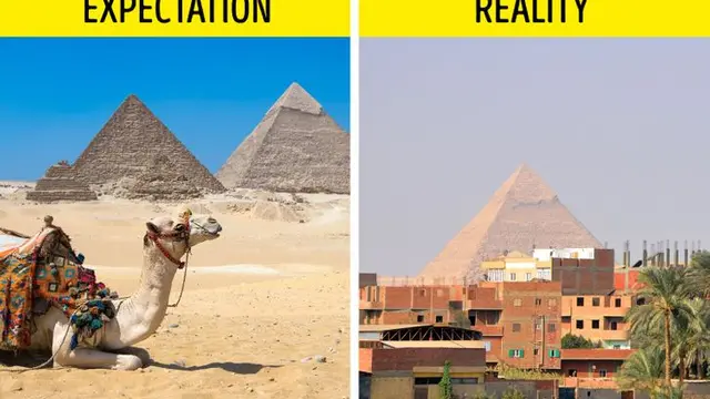 Potret Ekspektasi Vs Realita Saat Kunjungi Tempat Wisata Populer Dunia. (Sumber: brightside.me)