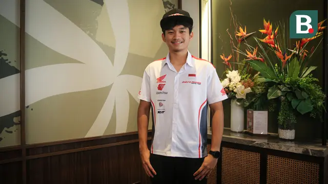 Pembalap Astra Honda Racing Team Fadillah Arbi Aditama