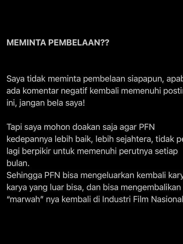 Unggahan Ifan Seventeen. (Foto: Dok. Instagram @ifanseventeen)