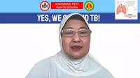 Ketua Koalisi Organisasi Profesi untuk Tuberkulosis (KOPI TB) Profesor Erlina Burhan soal stunting berkontribusi pada tuberkulosis, Senin (25/3/2024). Foto: Tangkapan layar zoom PDPI.