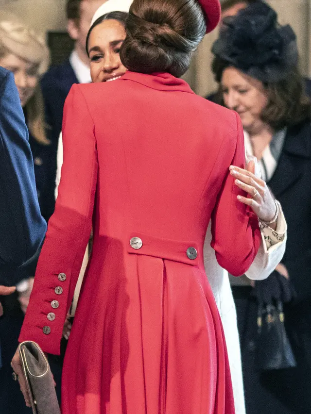 Meghan Markle dan Kate Middleton (Richard Pohle/Pool Photo via AP)