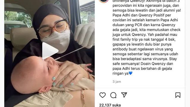 Unggahan Kesha Ratuliu. (Foto: Dok. Instagram @kesharatuliu05)