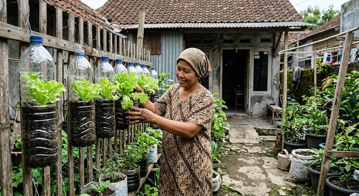 9 Trik Menanam Selada di Botol Air Mineral agar Daunnya Renyah dan Lebat