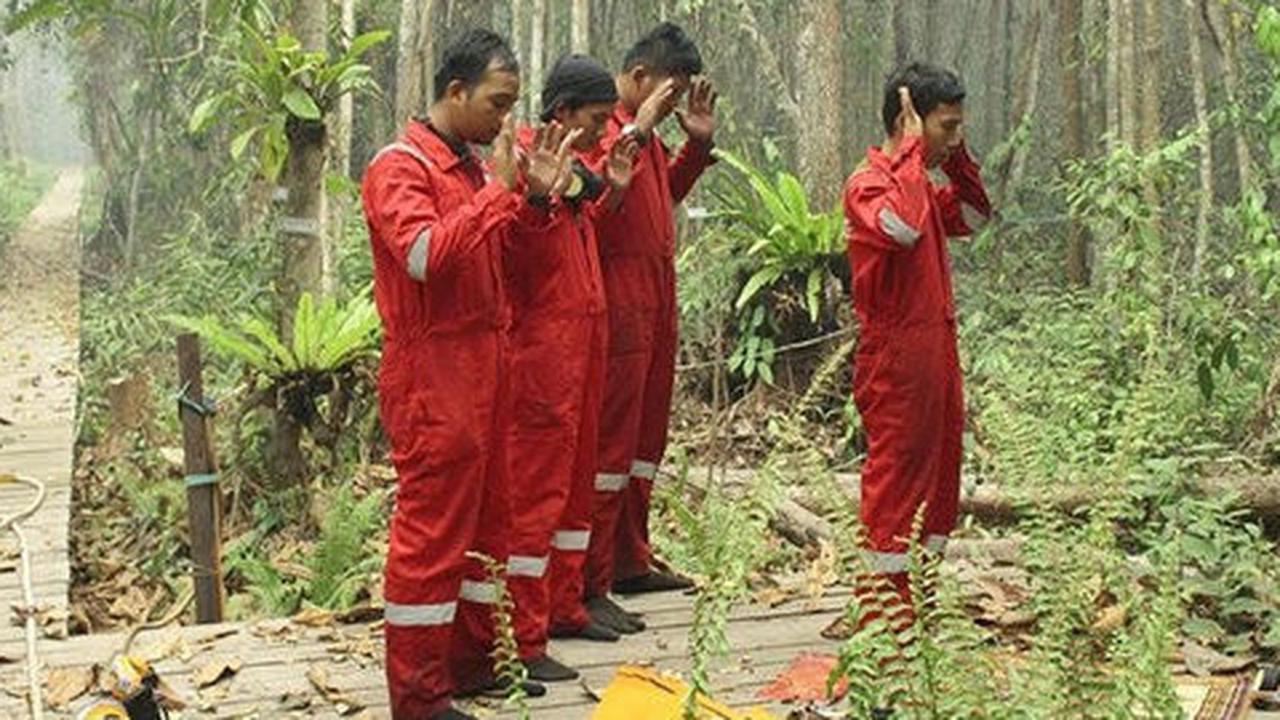 Cerita perjuangan Jumpun Pambelon, relawan pemadam kebakaran hutan